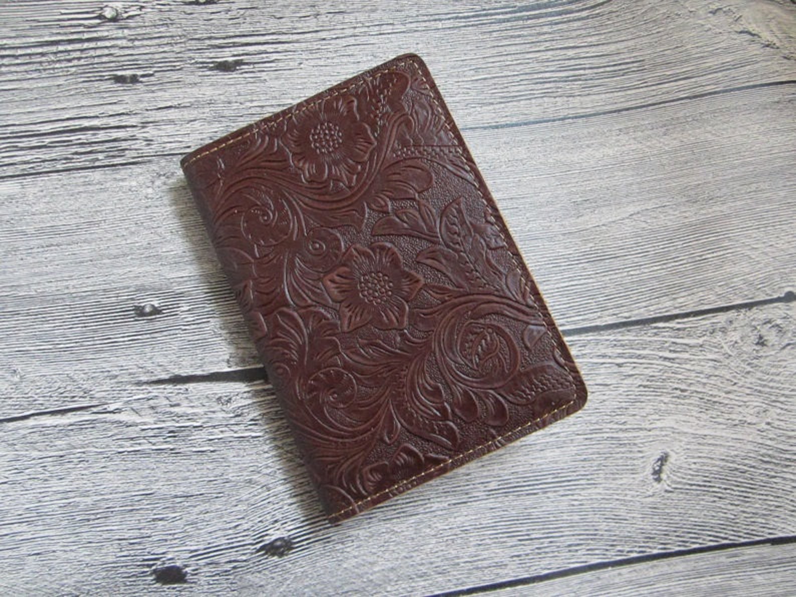 Personalized Leather Passport Holderleather Passport Etsy