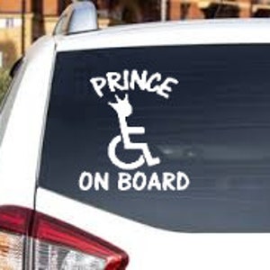 Autocollant Handicapé Prince - ref.d9332