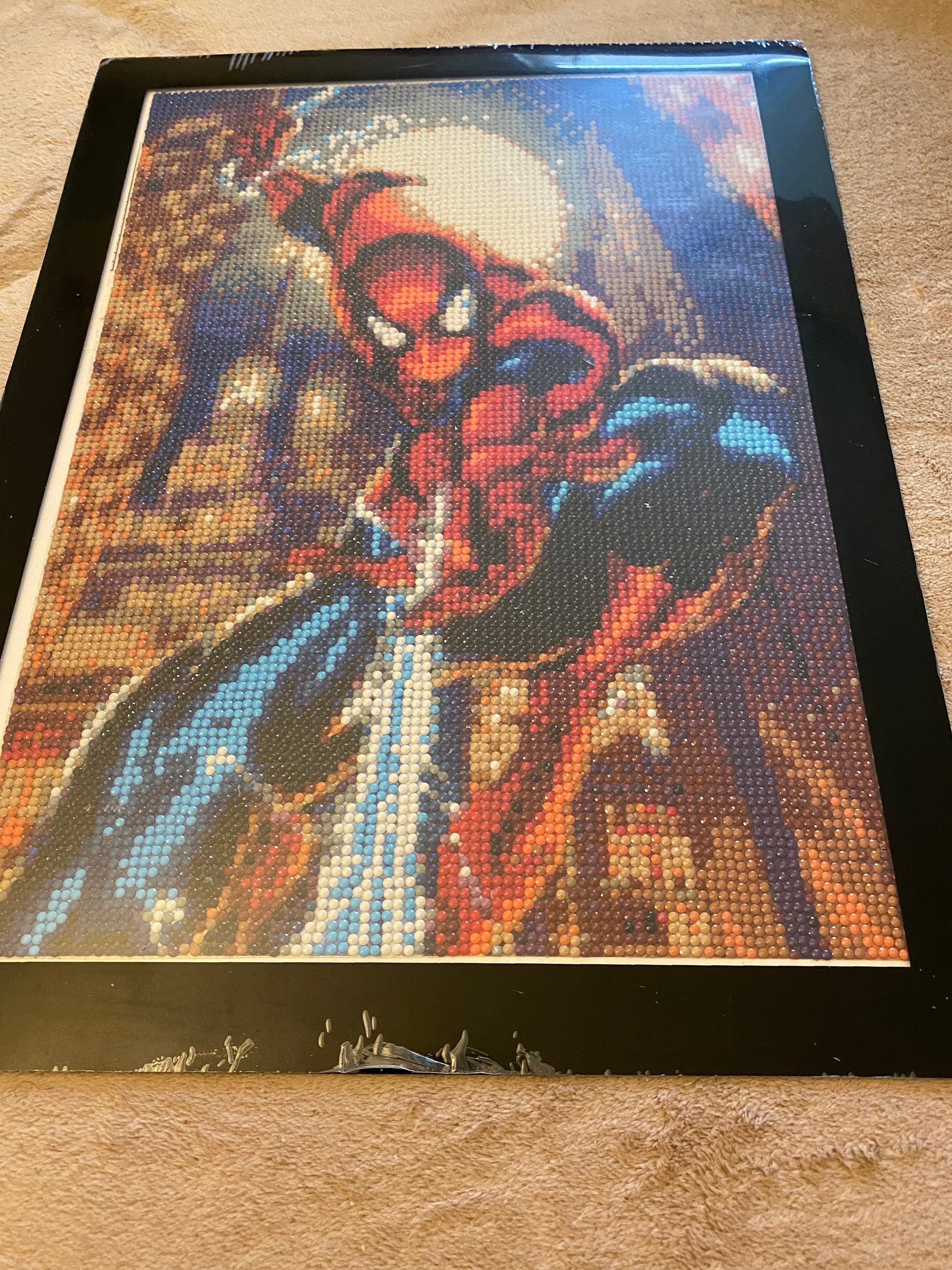 5D Diamond Painting Spiderman Building Side Kit