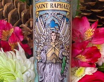 St. Raphael Candle ~ Archangel Raphael Candle