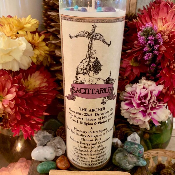 Sagittarius Candle - What’s Your Sign? - Zodiac Candles