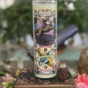 Sagittarius Zodiac Candle