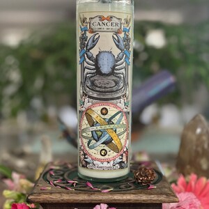 Cancer Zodiac Candle