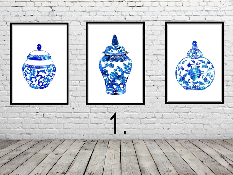 Ginger Jar Ginger Jar Print Watercolor Ginger Jar Ginger Etsy