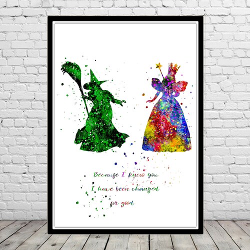 Wicked Witch of the West Quote ART PRINT Wizard of Oz Gift Etsy