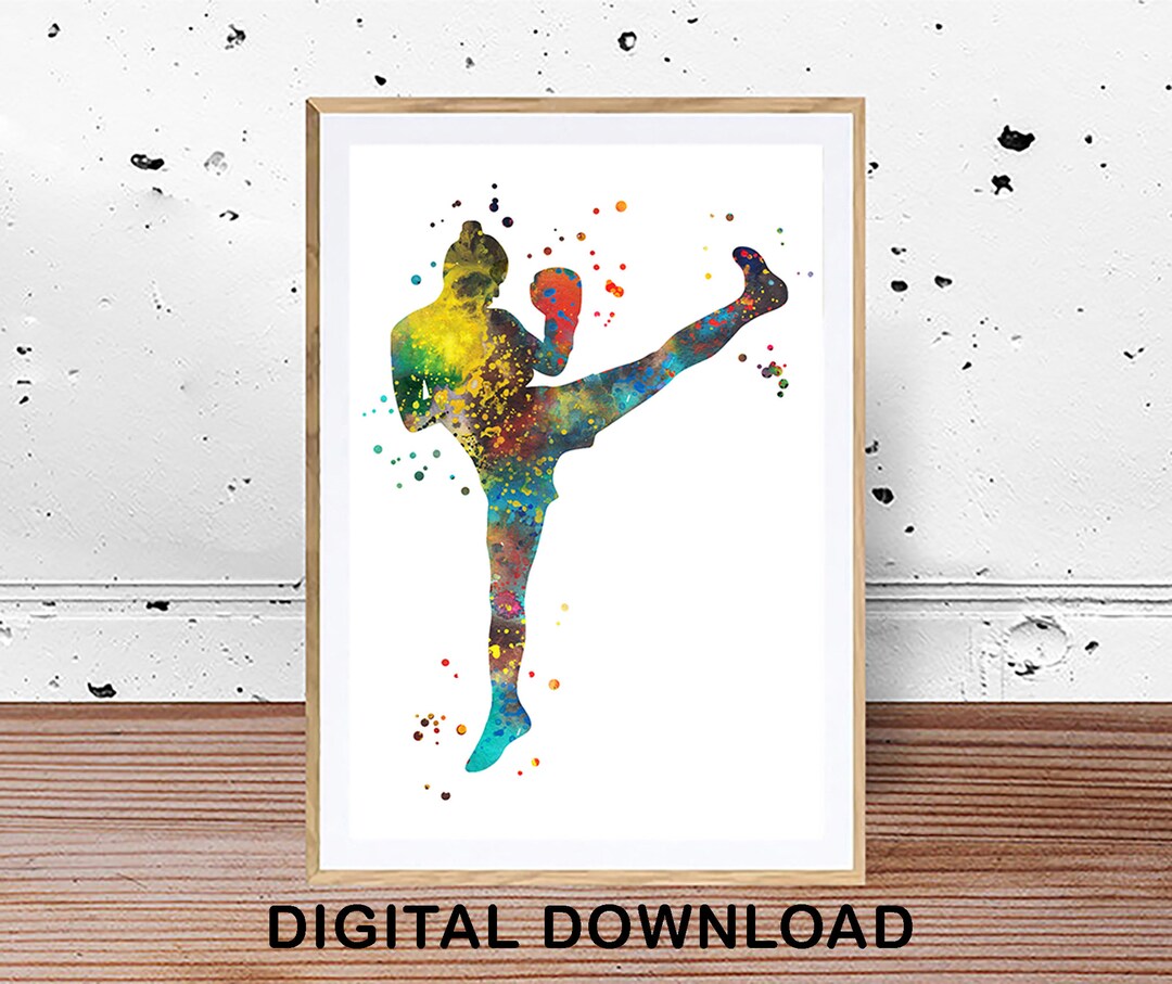 Woman Portrait Native Indian Print Muay Thai Boxing Shorts