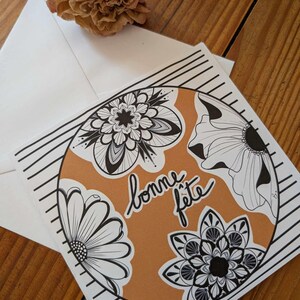 Printable Happy Birthday Card, Floral Card, Printable Mother's Day Card, Printable Father's Day Card, Art Card, Happy Birthday