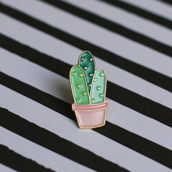 Cactus Enamel Pin | Pastel Cactus Pin | Succulent Enamel Pin | Soft Enamel Pin | Cactus Gift