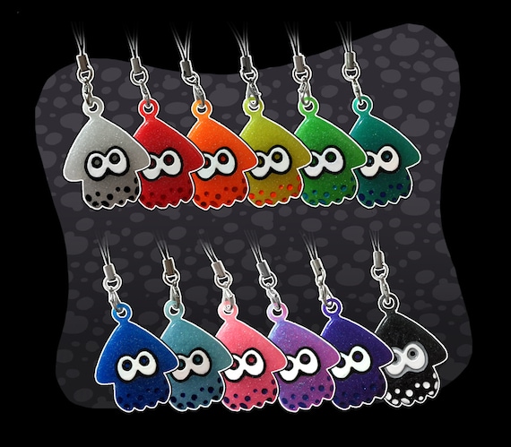 Shimmer Squid Keychain