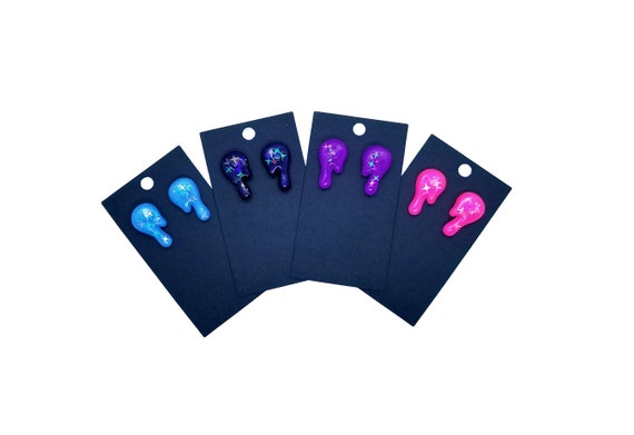 UPDATED! Slime Drip Earrings GALAXY Version