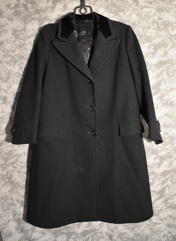 1930's Velvet & Wool Coat (The United Woolen Compa