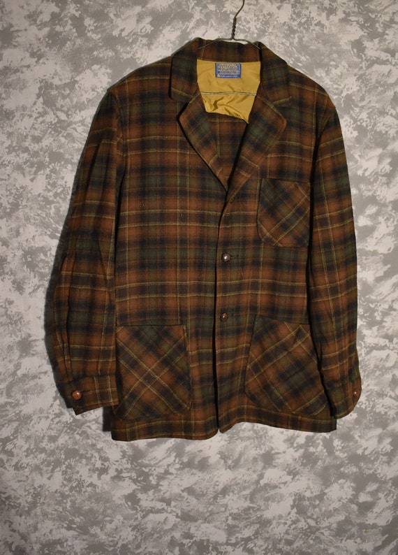 1950's or 1960's Men's Pendleton Shirt Jacket