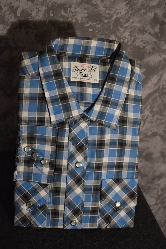 1950's or 1960's Deadstock Men's Western Shirt