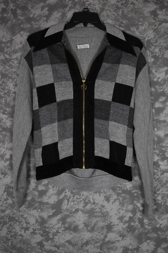 1960's or 1970's Zip Front Sweater