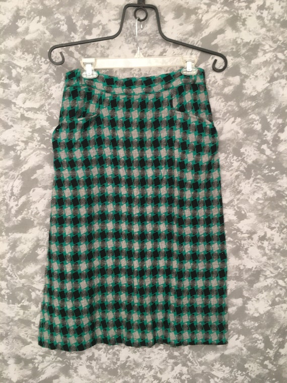 1950's Wool Pencil Skirt