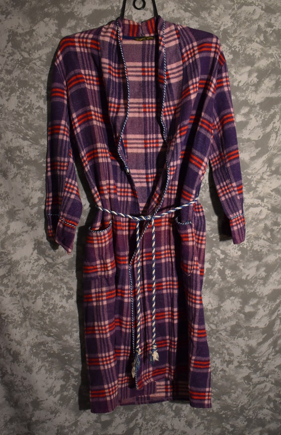 1950's Purple Beacon Robe w/ Belt