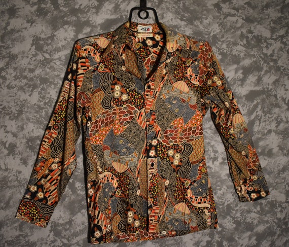 1970's Van Heusen Print Shirt