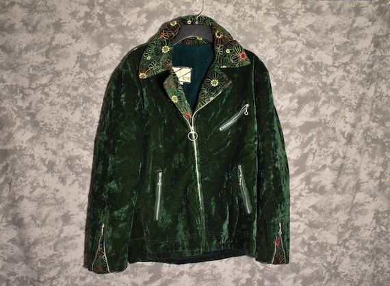 1960's Velvet Embroidered Men's Jacket