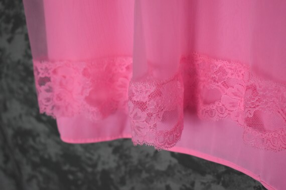 1960's Sheer Pink Nightgown - image 3