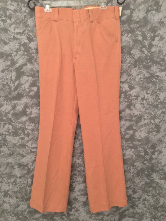 1970's Salmon Bell Bottoms (Deadstock)
