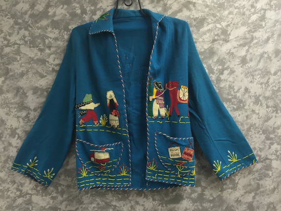 1940's/1950's Embroidered Mexican Jacket