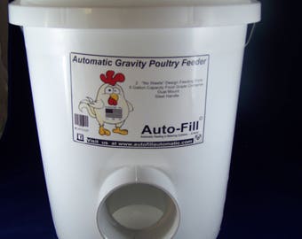Chicken Feeder Etsy