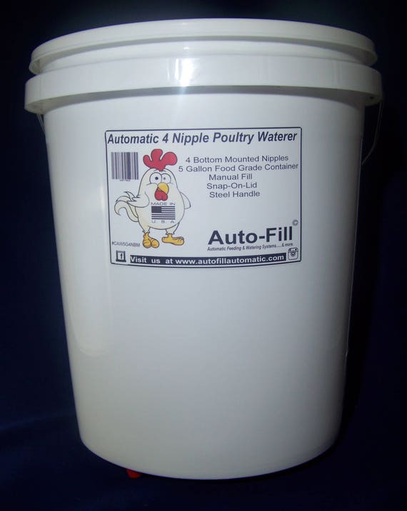 Automatic Chicken Hanging Waterer Feeder Manual Fill 5 Etsy