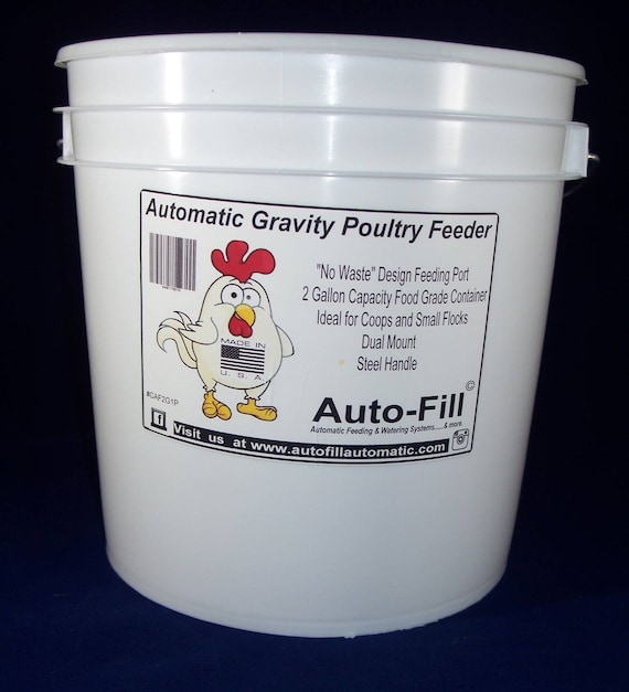 Chicken Hanging Feeders W 3 Stay Dry Port 2 Gallon Etsy