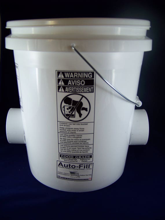 No Waste Chicken Duck Feeder 5 Gallon 45 Lb Capacity Etsy