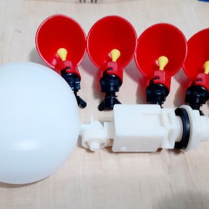 DIY-Drinker Cup Automatic Waterer Kit w/ auto fill valve