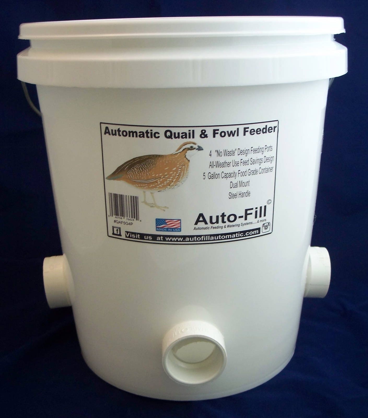 Quail Fowl All Weather Gravity Feeder 5 Gallon 4 Etsy