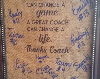 football coach gift etsy