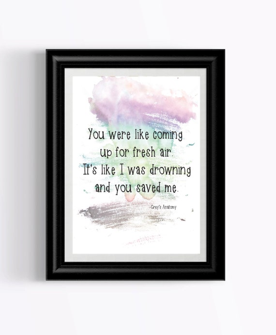 Greys Anatomygreys Anatomy Quotegreys Anatomy Etsy