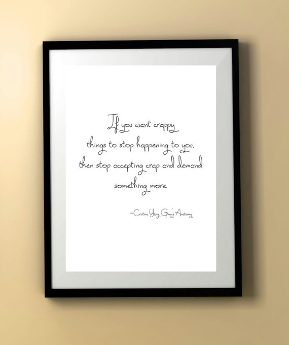 Greys Anatomygreys Anatomy Quotegreys Anatomy Etsy