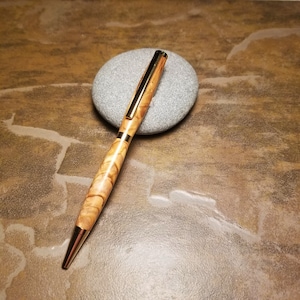 Turned Pen - Bethlehem Olivewood