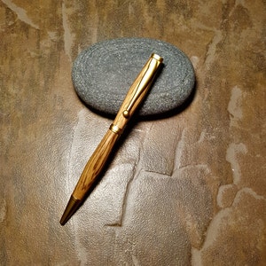 Turned Pen - Zebrawood