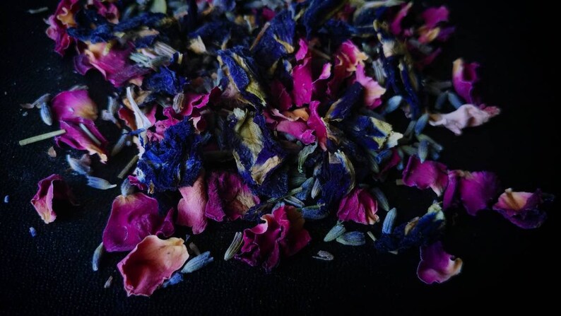 Butterfly Flower Rose Lavender Tea Potion