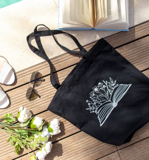 Cotton book bag deals