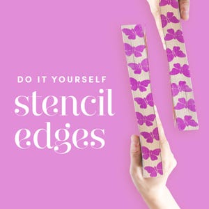Butterfly Vinyl Stencil for DIY Book Edge Painting - Etsy