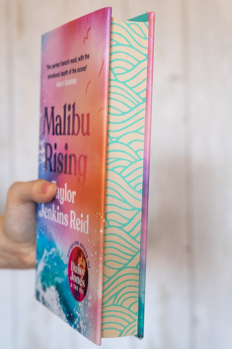 Waves Stencil for DIY Stenciled Book Edges Stencil for Sprayed Edges