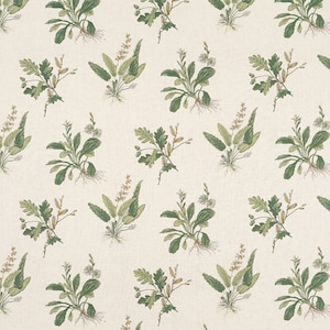 Anna French Woodland fabric by the Yard, Watercolor ferns in a high end print