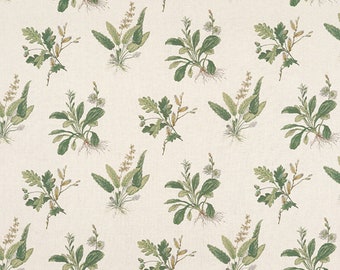 Anna French Woodland fabric by the Yard, Watercolor ferns in a high end print. 2 yard minimum