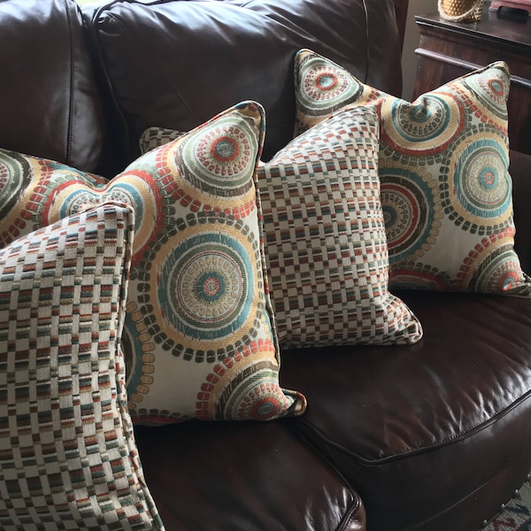 Custom Pillow Covers from Your Own Fabric | Throw Pillow | Accent Pillow| Decorative Pillow | Inserts available upon request