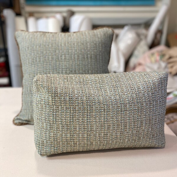 Box Edge Pillow Etsy