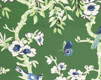 Thibaut Yukio Cotton Sateen Fabric   2 yard minimum
