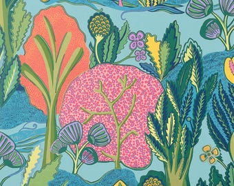 Thibaut Albero fabric by the Yard, Botanical high end print, 2 yd minimum