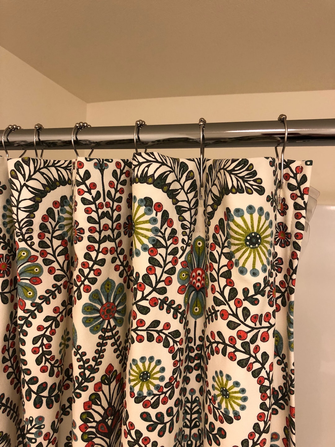 Custom Shower Curtain From Your Own Fabric Extra Wide Shower Curtain