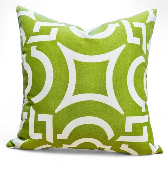 Yellow And White Geometric Squares Decorative Throw Pillow Cover Yellow And White Geometric Squares Decorative Throw Pillow Cover