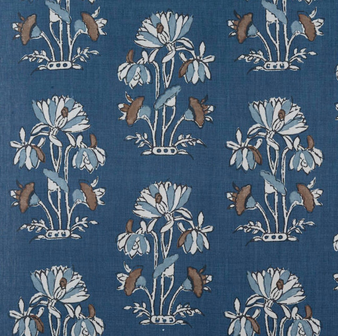 Thibaut Lily Flower Fabric by the Yard Etsy