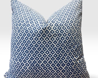 Thibaut Petit Arbre | Navy on white | Custom Pillow Cover | Designer Home Decor | Made to Order